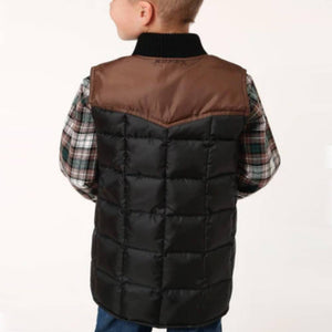 Roper Boy's Poly Filled Quilted Vest - FINAL SALE KIDS - Boys - Clothing - Outerwear - Vests Roper Apparel & Footwear   
