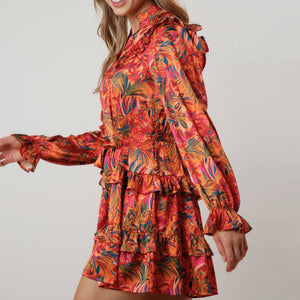 Women's Floral Tiered Dress - FINAL SALE WOMEN - Clothing - Dresses Fantastic Fawn   
