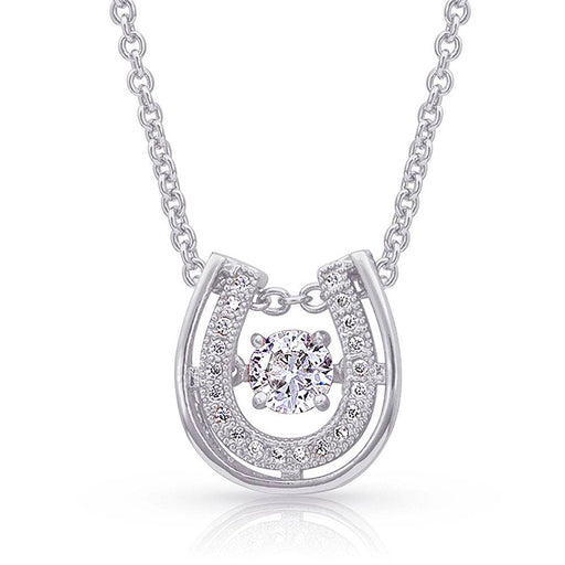 Montana Silversmiths Dancing with Luck Horseshoe Necklace WOMEN - Accessories - Jewelry - Necklaces Montana Silversmiths   