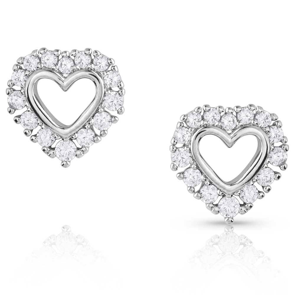Icy Heart Crystal Earrings WOMEN - Accessories - Jewelry - Earrings Montana Silversmiths   
