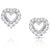 Montana SIlversmiths Icy Heart Crystal Earrings WOMEN - Accessories - Jewelry - Earrings Montana Silversmiths   