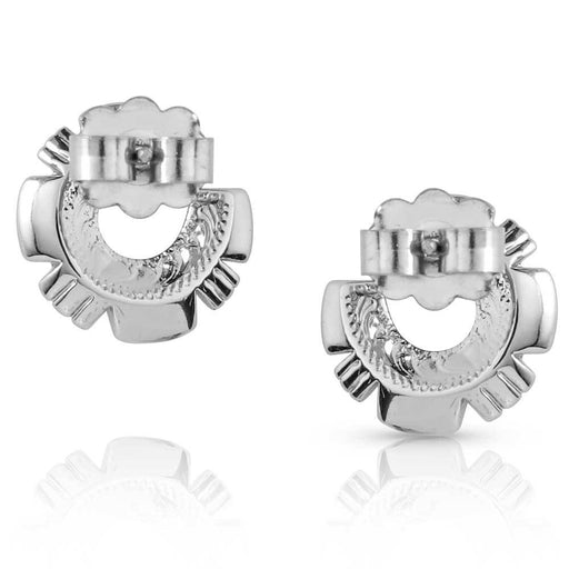 Montana Silversmiths Western Mosaic Horseshoe Earrings WOMEN - Accessories - Jewelry - Earrings Montana Silversmiths   