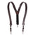 Nocona Basketweave Suspender - Chocolate MEN - Accessories - Belts & Suspenders M&F Western Products   