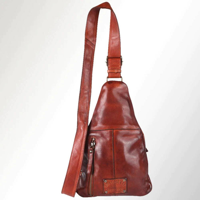 Spaghetti Western Leather Stud Sling Crossbody WOMEN - Accessories - Handbags - Crossbody bags Spaghetti Western   