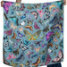 Fringe Scarves "Butterflies" Long Wild Rag ACCESSORIES - Additional Accessories - Wild Rags & Scarves Fringe Scarves   