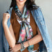 Fringe Scarves "Butterflies" Long Wild Rag ACCESSORIES - Additional Accessories - Wild Rags & Scarves Fringe Scarves   
