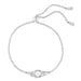 Montana Silversmiths Lock & Key Crystal Bolo Bracelet WOMEN - Accessories - Jewelry - Bracelets Montana Silversmiths   