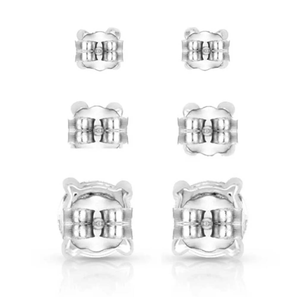 Silver Aspen Huggie Earring Set | Adorn Luxe | Adornmonde