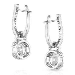 Montana Silversmiths Lock and Key Crystal Earrings WOMEN - Accessories - Jewelry - Earrings Montana Silversmiths   