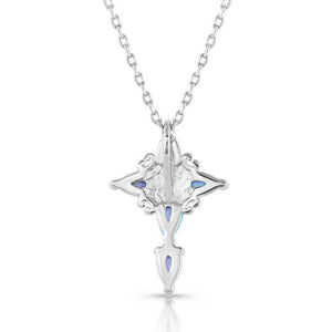 Montana Silversmiths Inspirational Faith Opal Cross Necklace WOMEN - Accessories - Jewelry - Necklaces Montana Silversmiths   