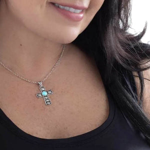 Montana Silversmiths Bold in Faith Cross Necklace WOMEN - Accessories - Jewelry - Necklaces Montana Silversmiths   