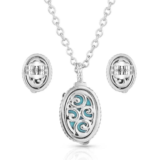Montana Silversmiths World's Feather Turquoise Jewelry Set WOMEN - Accessories - Jewelry - Jewelry Sets Montana Silversmiths   