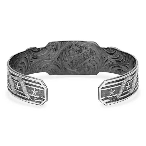 Montana Silversmiths Don't Tread On Me Cuff Bracelet MEN - Accessories - Jewelry & Cuff Links Montana Silversmiths   