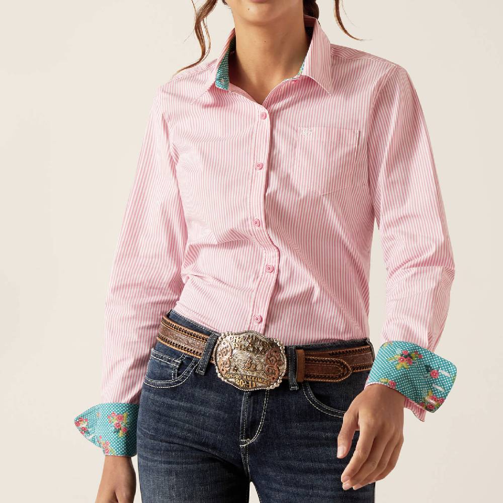 Ariat Women's Kirby Stripe Button Shirt WOMEN - Clothing - Tops - Long Sleeved Ariat Clothing   