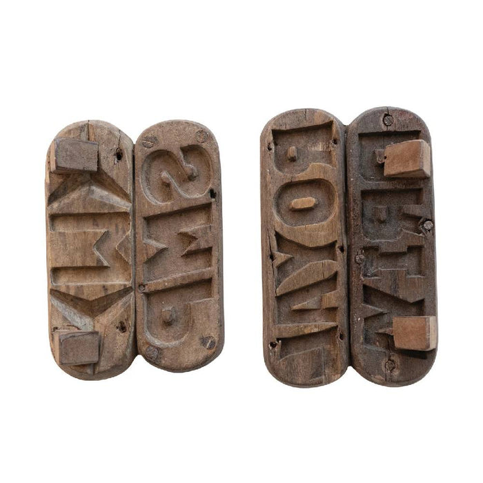 Black Chalkboard Double Found Wood Sign HOME & GIFTS - Home Decor - Decorative Accents Creative Co-Op   
