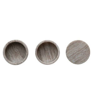 Marble Stacking Pinch Pots HOME & GIFTS - Tabletop + Kitchen - Serveware & Utensils Creative Co-Op   