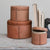 Stitched Leather Nesting Boxes w/Lids HOME & GIFTS - Home Decor - Decorative Accents Creative Co-Op   