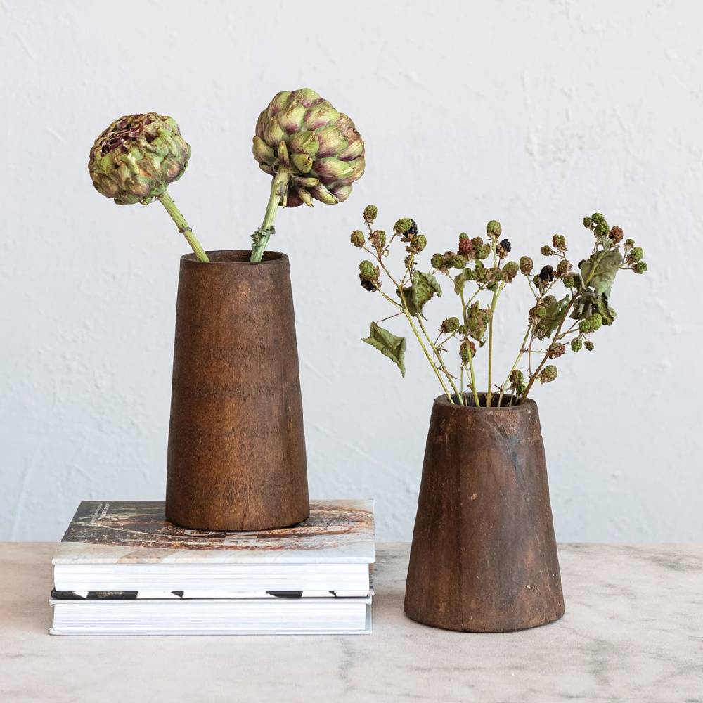 Found Wood Vases HOME & GIFTS - Home Decor - Decorative Accents Creative Co-Op   
