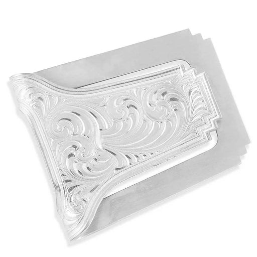 Montana Silversmiths Virginia City German Silver Money Clip MEN - Accessories - Wallets & Money Clips Montana Silversmiths   