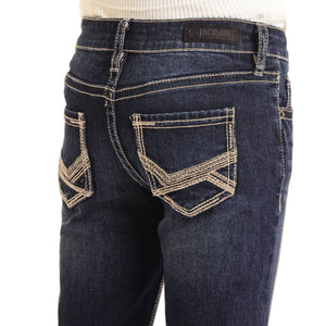 Rock & Roll Denim Girl's Petal Stitch Bootcut Jeans KIDS - Girls - Clothing - Jeans Panhandle   