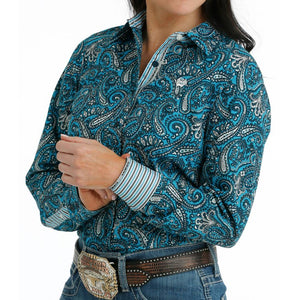 Cinch Women's Paisley Print Shirt WOMEN - Clothing - Tops - Long Sleeved Cinch   