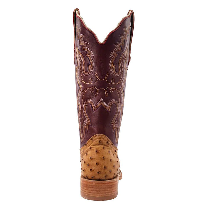R. Watson Antique Bruciato Full Quill Ostrich Boot WOMEN - Footwear - Boots - Exotic Boots R Watson   