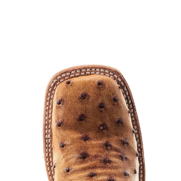 R. Watson Antique Bruciato Full Quill Ostrich Boot WOMEN - Footwear - Boots - Exotic Boots R Watson   