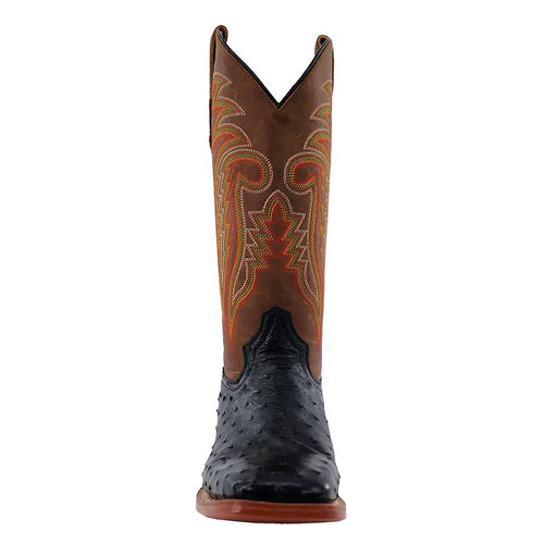 Justin Belmont Full Quill Ostrich Boot
