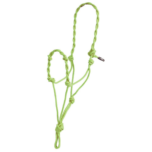 Twisted Nose Rope Halter Tack - Halters & Leads Mustang Lime