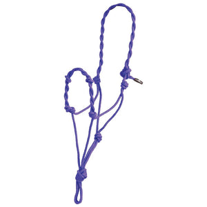 Twisted Nose Rope Halter Tack - Halters & Leads - Halters Mustang Purple  