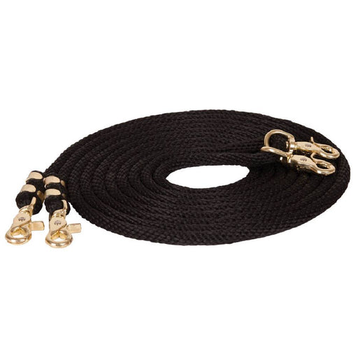 Teskey's Poly Draw Reins Tack - Training Mustang   