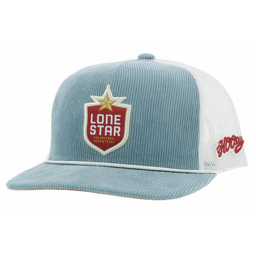 Hooey "Lone Star" Blue Corduroy Trucker Cap HATS - BASEBALL CAPS Hooey