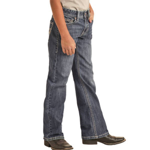 Rock & Roll Denim Two Toned Bootcut Jean KIDS - Boys - Clothing - Jeans Panhandle   