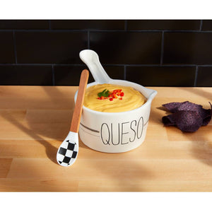 Mud Pie Bistro Queso Saucepan & Spoon Set HOME & GIFTS - Tabletop + Kitchen - Serveware & Utensils Mud Pie   