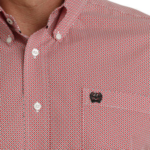 Cinch Men's Geo Circle Print Shirt MEN - Clothing - Shirts - Long Sleeve Shirts Cinch   