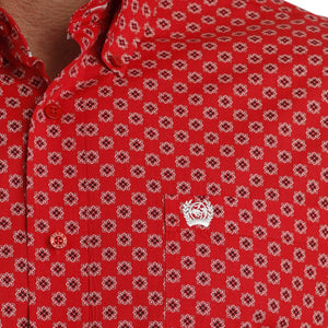 Cinch Men's Geo Flower Shirt MEN - Clothing - Shirts - Long Sleeve Shirts Cinch   