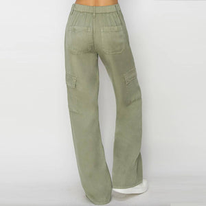 Risen Tencel Cargo Pants WOMEN - Clothing - Pants & Leggings Risen Jeans   
