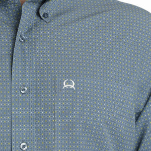Cinch Men's Arenaflex Dot Print Shirt MEN - Clothing - Shirts - Long Sleeve Shirts Cinch   