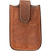 Martin Saddlery Leather Smart Phone Holder Tack - Saddle Accessories Martin Saddlery Chocolate Roughout