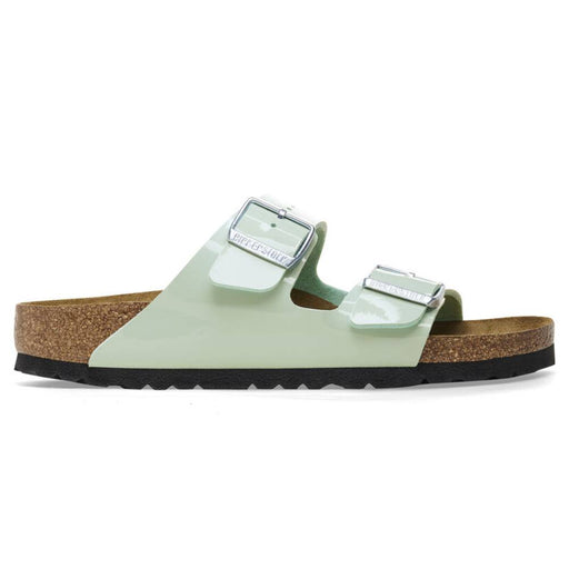 Birkenstock Arizona Birko-Flor - Patent Surf Green WOMEN - Footwear - Sandals Birkenstock   
