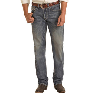 Rock & Roll Denim Men's Relaxed Tapered Stackable Bootcut Jeans MEN - Clothing - Jeans Panhandle   