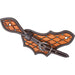 Martin Saddlery Oak Leaf Spur Straps Tack - Spur Straps Martin Saddlery Turquoise Spots  