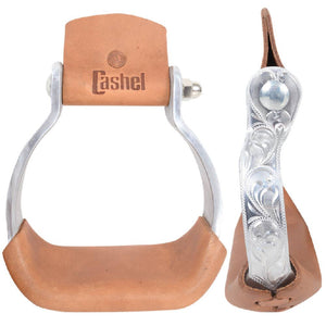 Cashel Youth Slanted Stirrup Tack - Saddle Accessories Cashel Engraved  