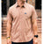 Burlebo Desert Tan Performance Button Up MEN - Clothing - Shirts - Short Sleeve Shirts Burlebo   