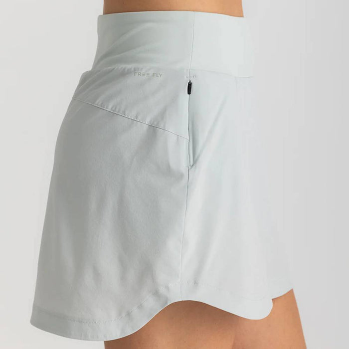 Free Fly Women's Bamboo-Lined Active Breeze Skort - Sky Gray - FINAL SALE WOMEN - Clothing - Skirts Free Fly Apparel