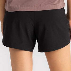 Free Fly Women's 5" Bamboo-Lined Active Breeze Short - Black WOMEN - Clothing - Shorts Free Fly Apparel   