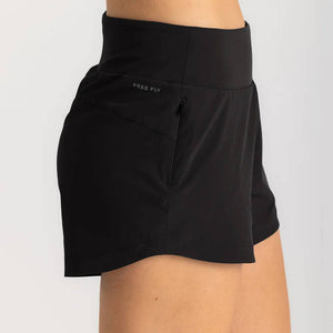 Free Fly Women's Bamboo-Lined Active Breeze Short - Black WOMEN - Clothing - Shorts Free Fly Apparel   