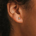 Mini Energy Gem Green Onyx Earring WOMEN - Accessories - Jewelry - Earrings JaxKelly   