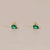 Emerald Teardrop Stud Earring WOMEN - Accessories - Jewelry - Earrings JaxKelly   