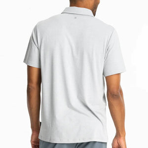 Free Fly Men's Elevate Polo II - Heather Aspen Grey MEN - Clothing - Shirts - Short Sleeve Shirts Free Fly Apparel   